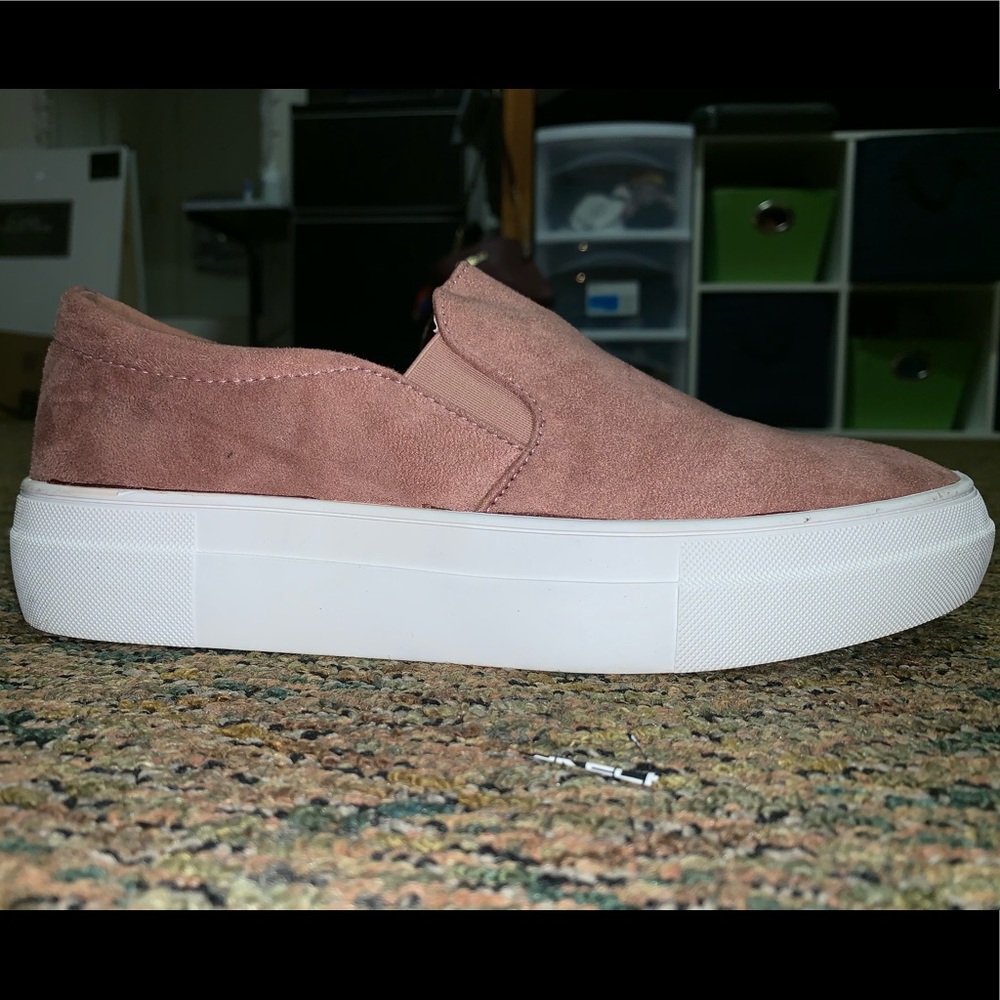 Shein Slip-On Pink Suede Shoes